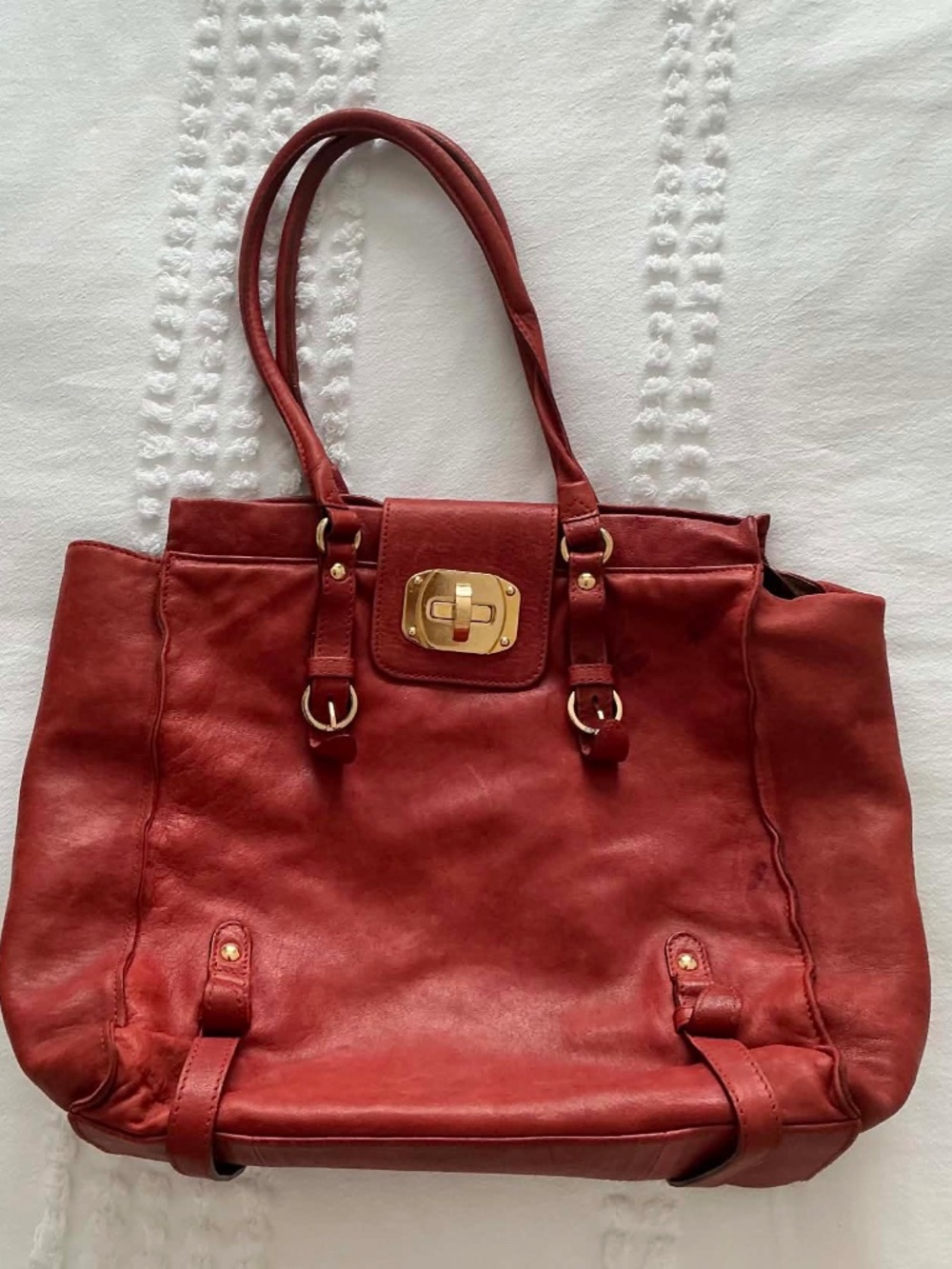 Paolo Masi Italian leather work bag
